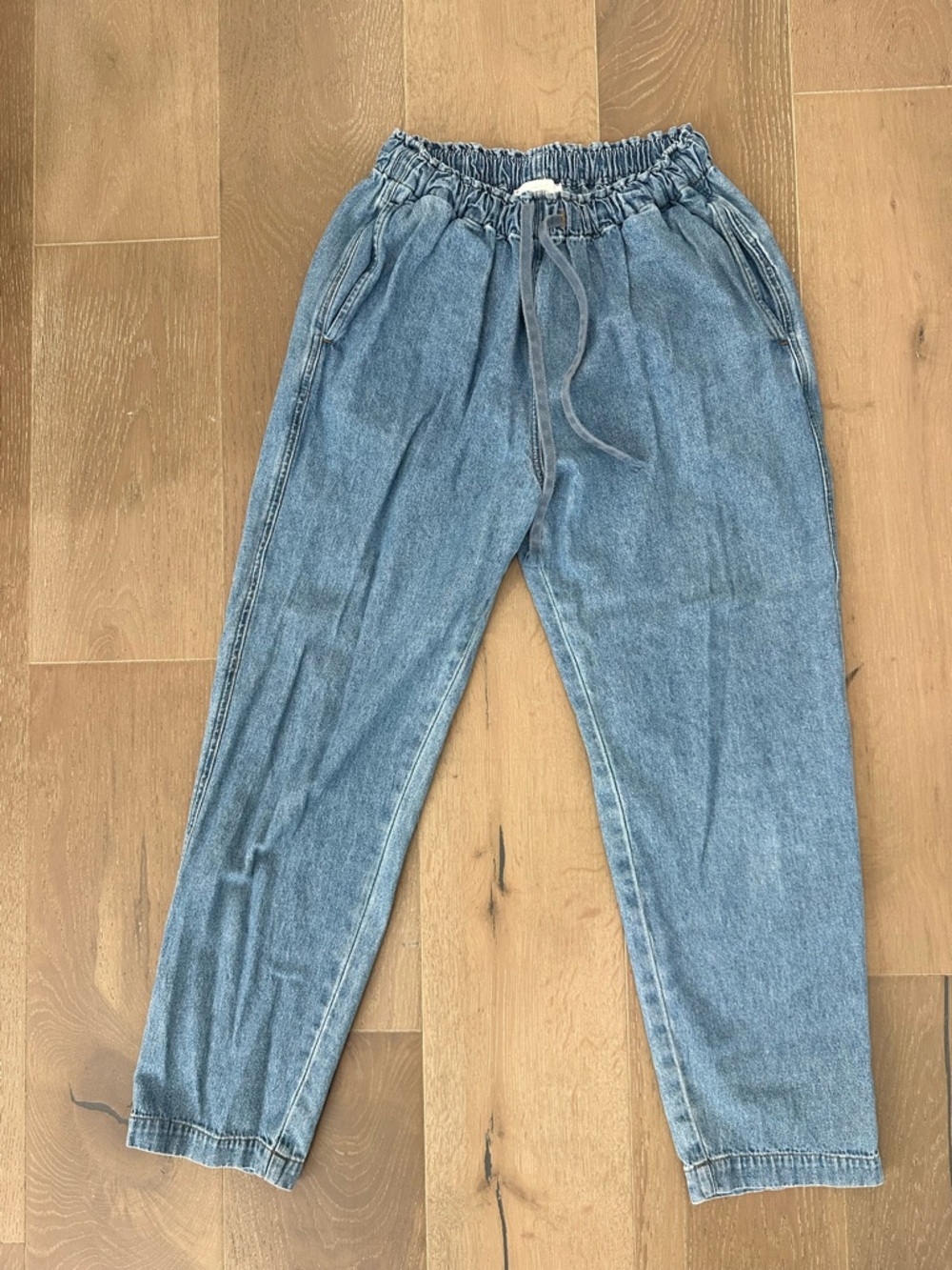 XiRENA Light Blue Elastic Waist Denim Joggers